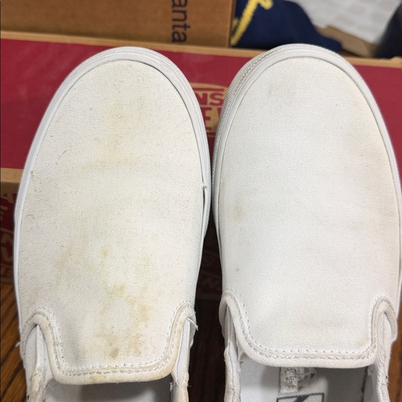 Vans Asher Canvas Shoes in True White - Picture 8 of 10